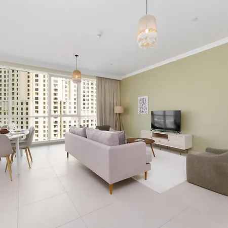 Maison Privee - Stunning Jbr Retreat W/ Partial Sea & Marina Views دبي المظهر الخارجي الصورة