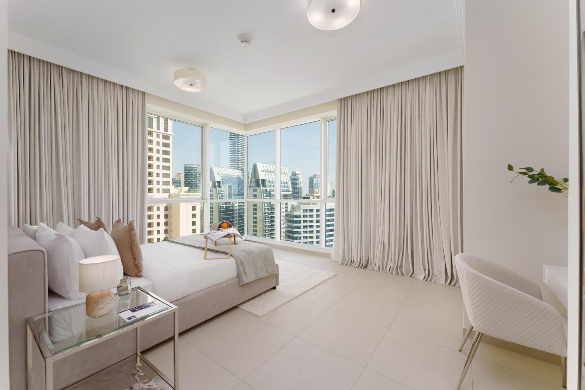 شقة Maison Privee - Stunning Jbr Retreat W/ Partial Sea & Marina Views